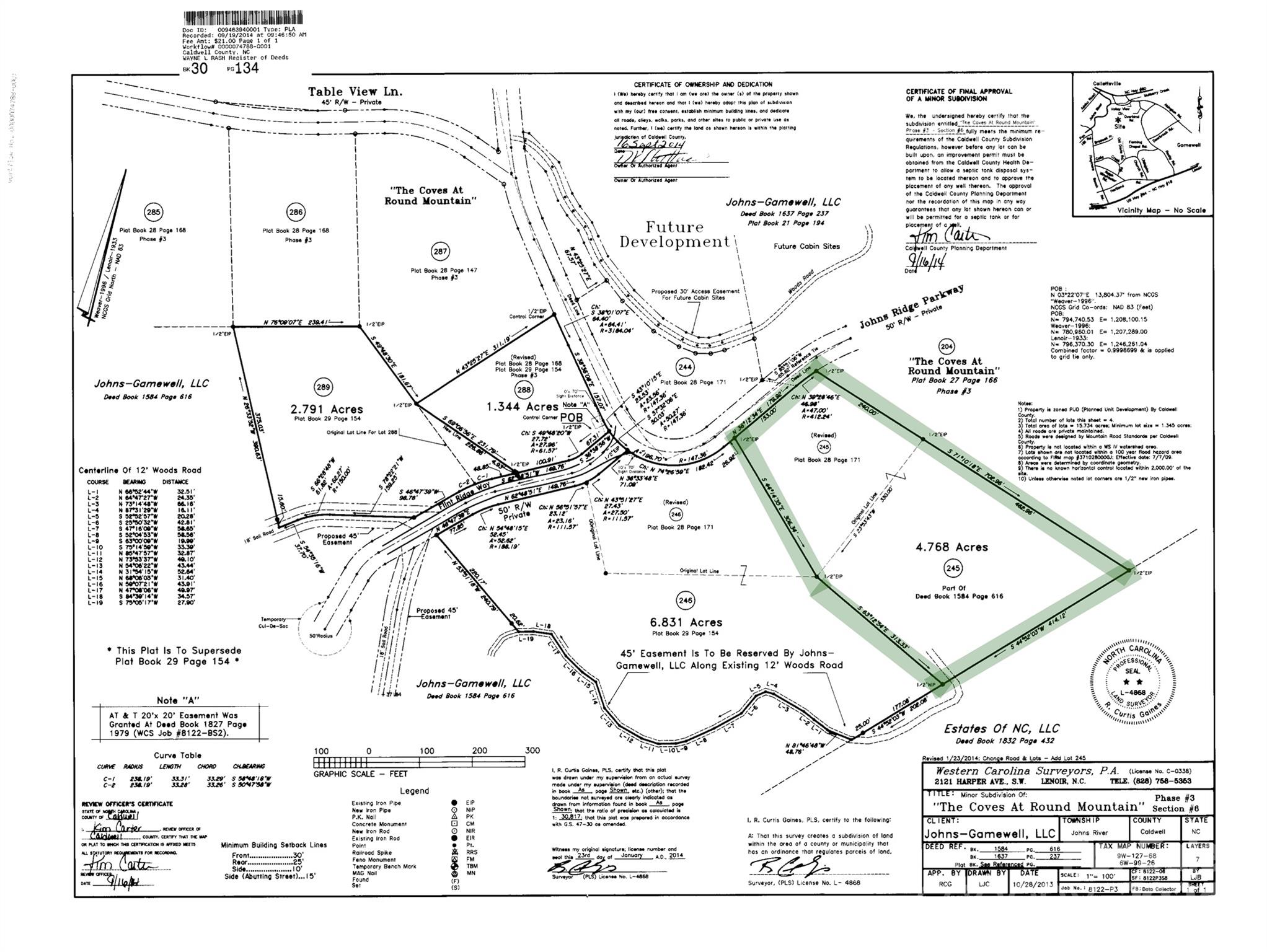 4.77 Acres, Lot 245 Johns Ridge Parkway Lot 245 Property Photo 7