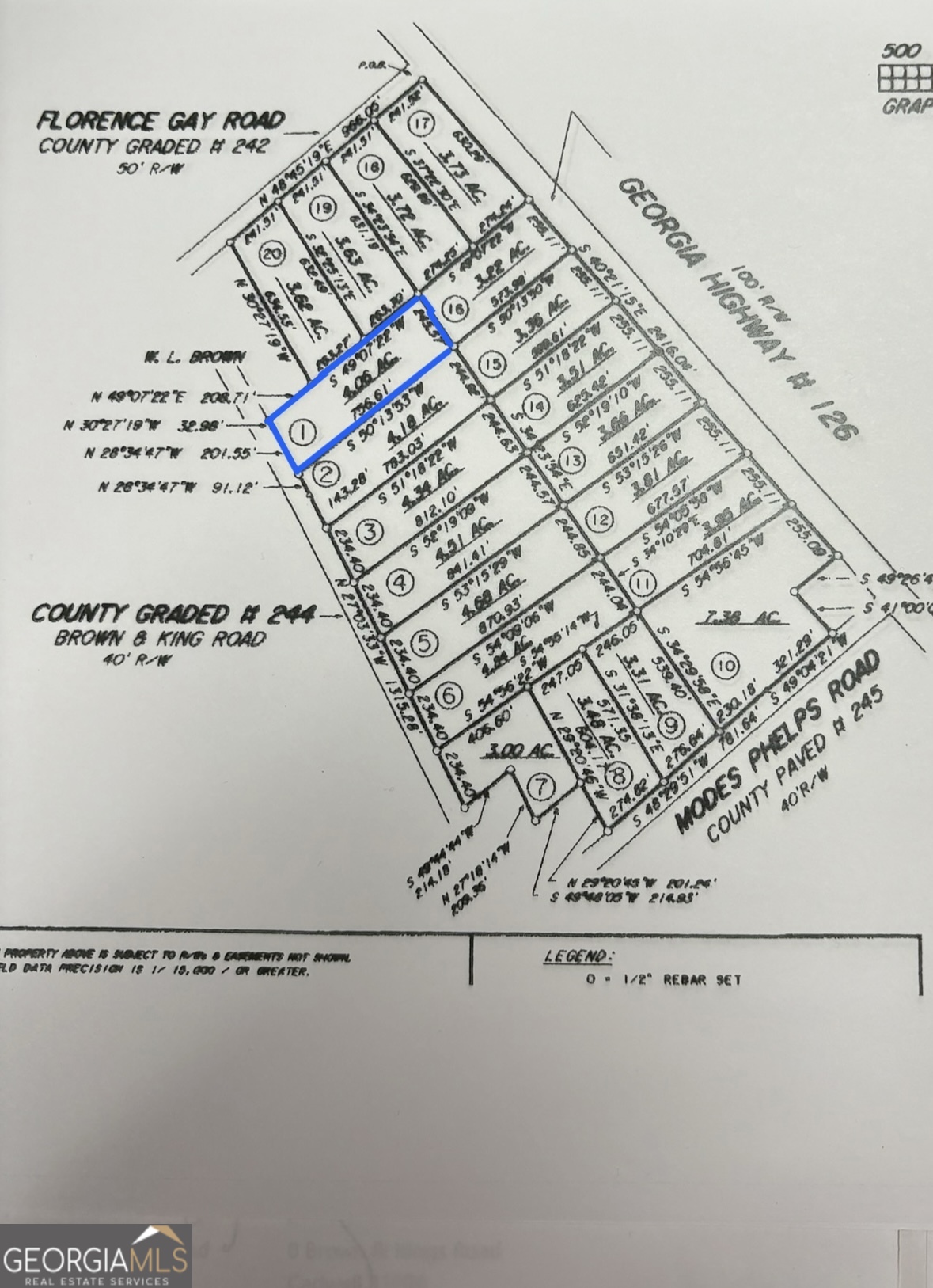 0 Brown & King Rd Builders Lot Road # 1 Property Photo