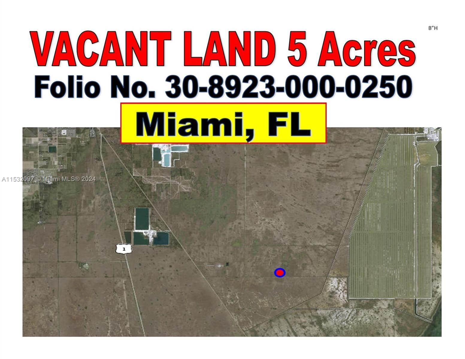 5 Acres Vacant Land Located In Homestead Property Photo