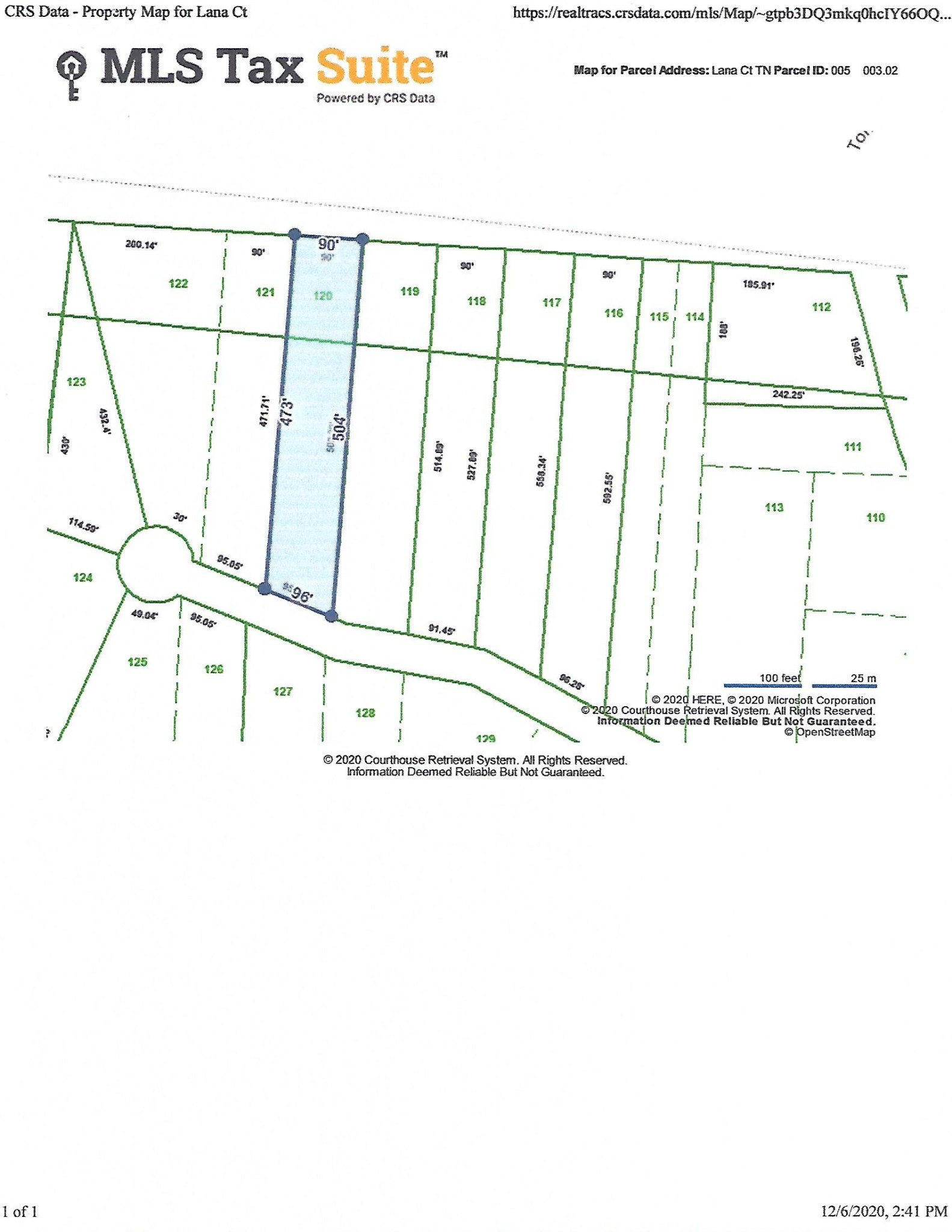 0 Lana Ct. Property Photo